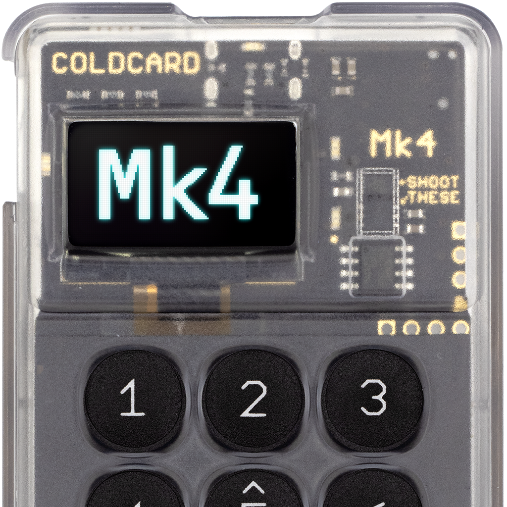 COLDCARD Mk4 Early-Bird reservation ( $40 OFF) starts now.